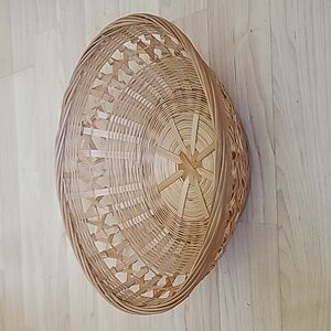 Woven Baskets for Bread Fruit Vegetables Snacks,Woven Bamboo Kitchen Basket